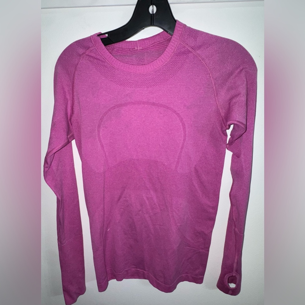 Lululemon swiftly Seamless Long-Sleeve Performance Top - Pink